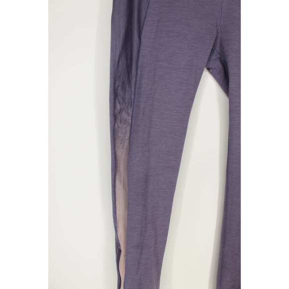CALIA by Carrie Underwood Warm Leggings Cadet Ombre Splatter Medium Purple - Picture 4 of 10